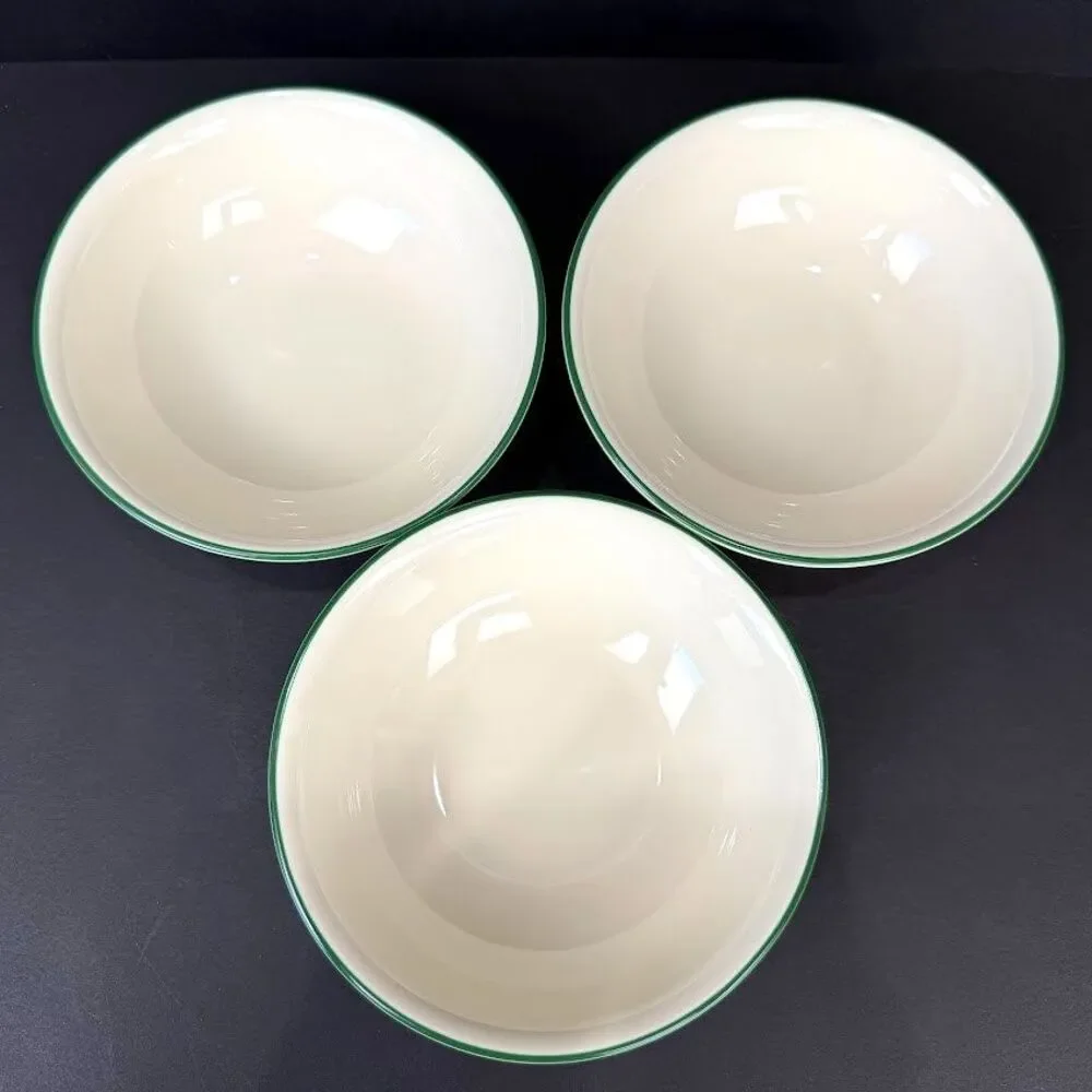 Set of 3 Vintage Pfaltzgraff Christmas Holly Joy Soup/Cereal Bowls
